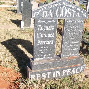 COSTA Augusto Marques Perreira, da 1928-2015