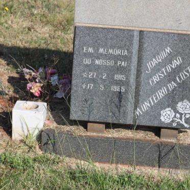 COSTA Joaquim Cristovao Monteiro, da 1915-1985
