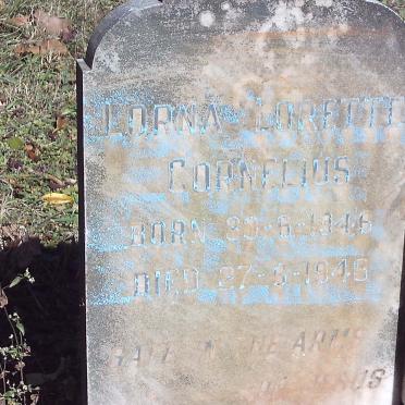 CORNELIUS Lorna Lorette 1946-1946