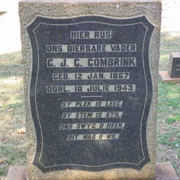 COMBRINK G.J.C. 1867-1943