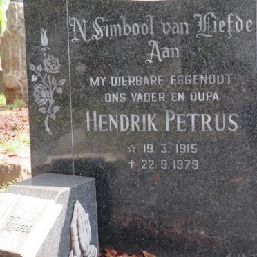 COLLER Hendrik Petrus,van 1915-1979