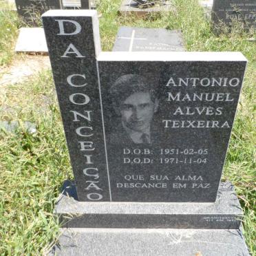 CONCEICAO Antonio Manuel Alves Teixeira, da 1951-1971