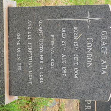 CONDON Grace Ada 1904-1987