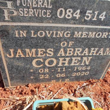 COHEN James Abraham 1964-2020