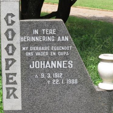 COOPER Johannes 1912-1988