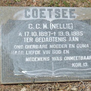 COETSEE C.C.M. 1897-1985