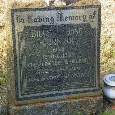 CORNISH Billy 1947-1966 :: CORNISH June 1947-1968