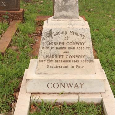 CONWAY Joseph -1946 &amp; Harriet -1943