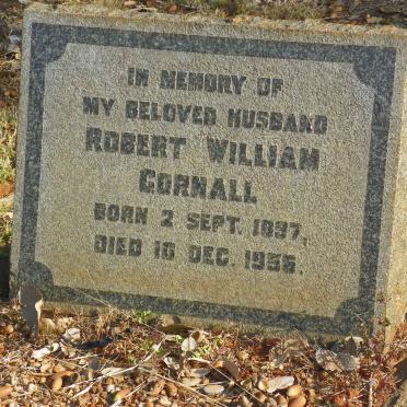 CORNALL Robert William 1897-1956
