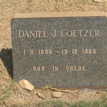 COETZER Daniel J. 1896-1963