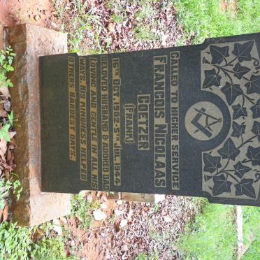 COETZER Francois Nicolaas 1902-1944