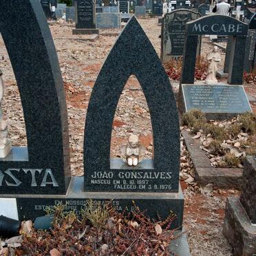 COSTA Joao Gonsalves, da 1897-1975