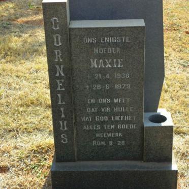 CORNELIUS Maxie 1936-1979