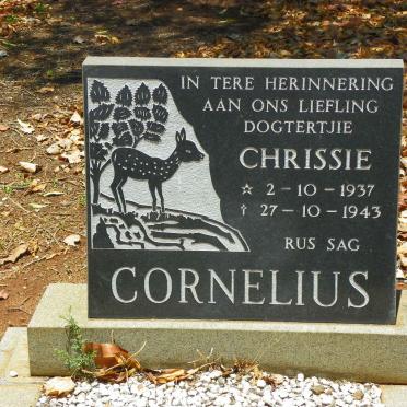 CORNELIUS Chrissie 1937-1943