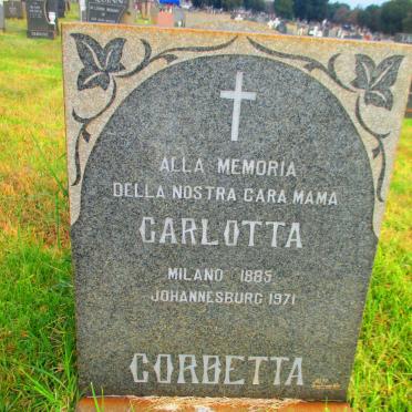 CORBETTA Carlotta 1885-1971