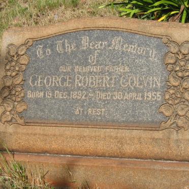 COLVIN George Robert 1892-1955
