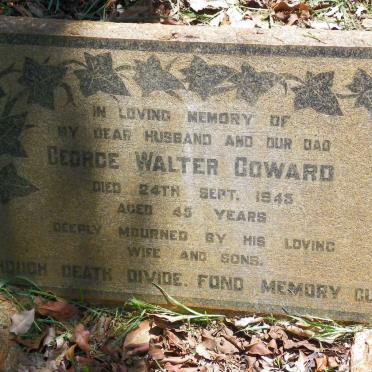 COWARD George Walter -1945