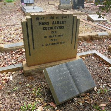 COCHLOVIUS Hans Albert 1906-1951 &amp; Mercia Constance Gertrude 1911-1987