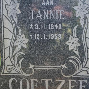 COETZEE Jannie 1940-1968