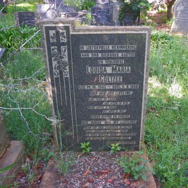 COETZEE Louisa Maria 1933-1950