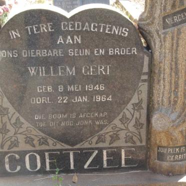 COETZEE Willem Gert 1946-1964