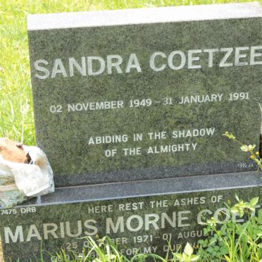 COETZEE Sandra 1949-1991 :: COETZEE Marius Morne 1971-2003