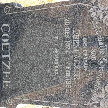 COETZEE Ebenhaezer 1924-1963