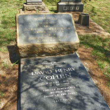 COHEN Henry 1856-1942 :: COHEN David Henry 1908-1999