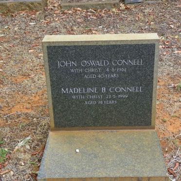 CONNELL John Oswald -1962 &amp; Madeline B. -1999