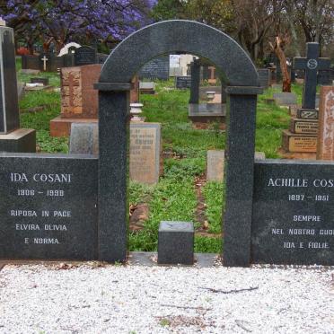 COSANI Achille 1897-1951 &amp; Ida 1906-1998
