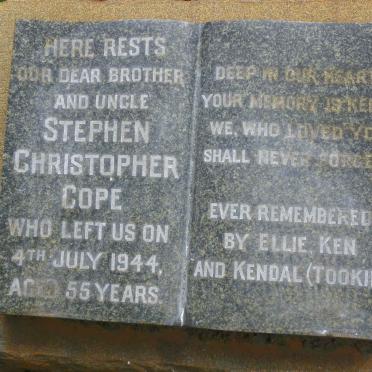COPE Stephen Christopher -1944