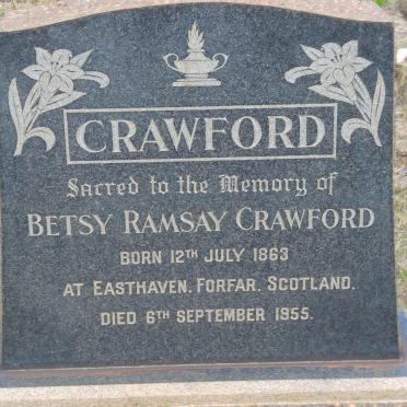 CRAWFORD Betsy Ramsay 1863-1955