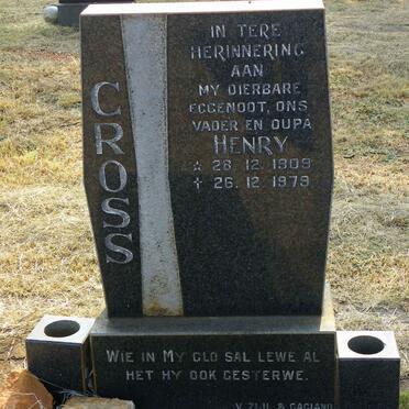 CROSS Henry 1909-1979