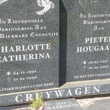CRUYWAGEN Pieter Hougaard 1957-2006 :: CRUYWAGEN Charlotte Catherina 1992-1996