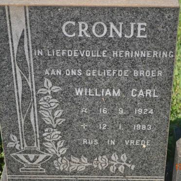 CRONJE William Carl 1924-1983