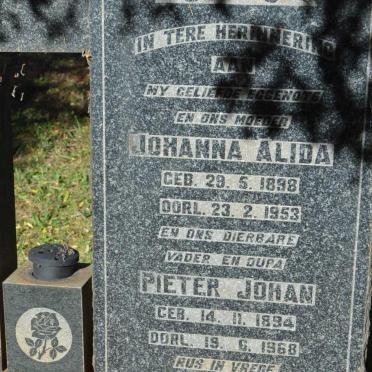 CRUSE Pieter Johan 1894-1968 &amp; Johanna Alida 1898-1953