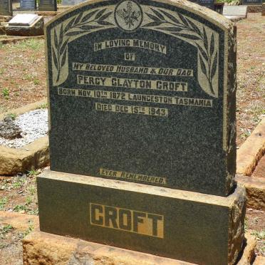 CROFT Percy Clayton 1872-1943