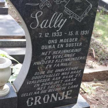 CRONJE Sally 1933-1991