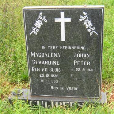 CUIJPERS John Peter 1931- &amp; Magdalena Gerardine V.D. SLUIS 1938-1993