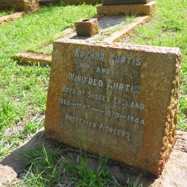 CURTIS Arthur 1868-1943 &amp; Winifred 1870-1944
