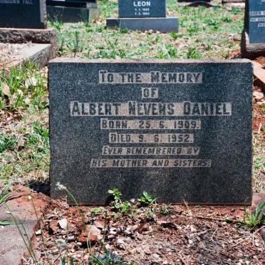 DANIEL Albert Nevens 1909-1952