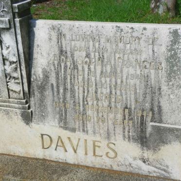 DAVIES Alfred -1944 &amp; Ada Sophia Frances -1944
