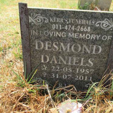 DANIELS Desmond 1957-2011