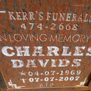 DAVIDS Charles 1969-2007