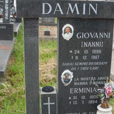 DAMIN Giovanni 1898-1987 &amp; Erminia 1906-1994