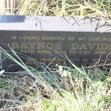DAVIDSON Raynor 1904-1990