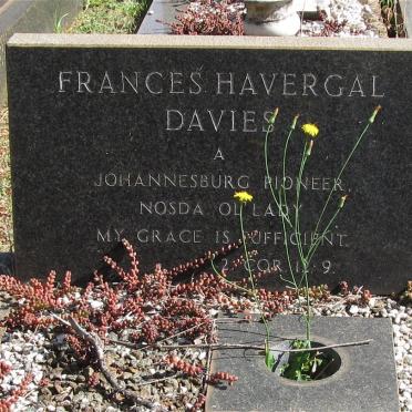 DAVIES Frances Havergal 