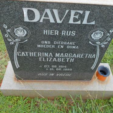 DAVEL Catherina Margaretha Elizabeth 1914-1989