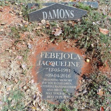 DAMONS Febejola Jacqueline 1981-2016