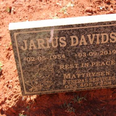 DAVIDS Jarius 1954-2019